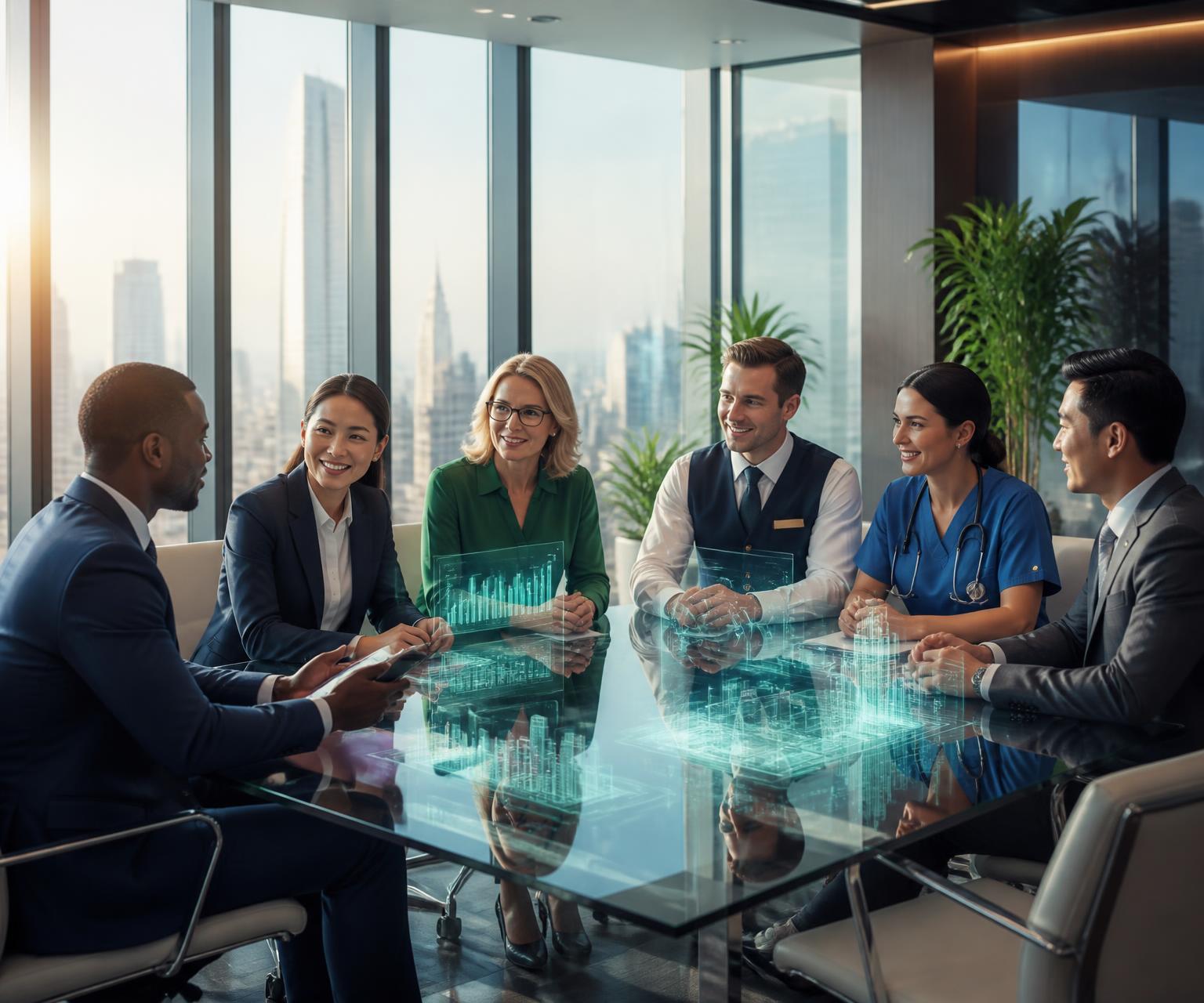 Professionals uit meerdere sectoren werken samen aan een betere organisatie